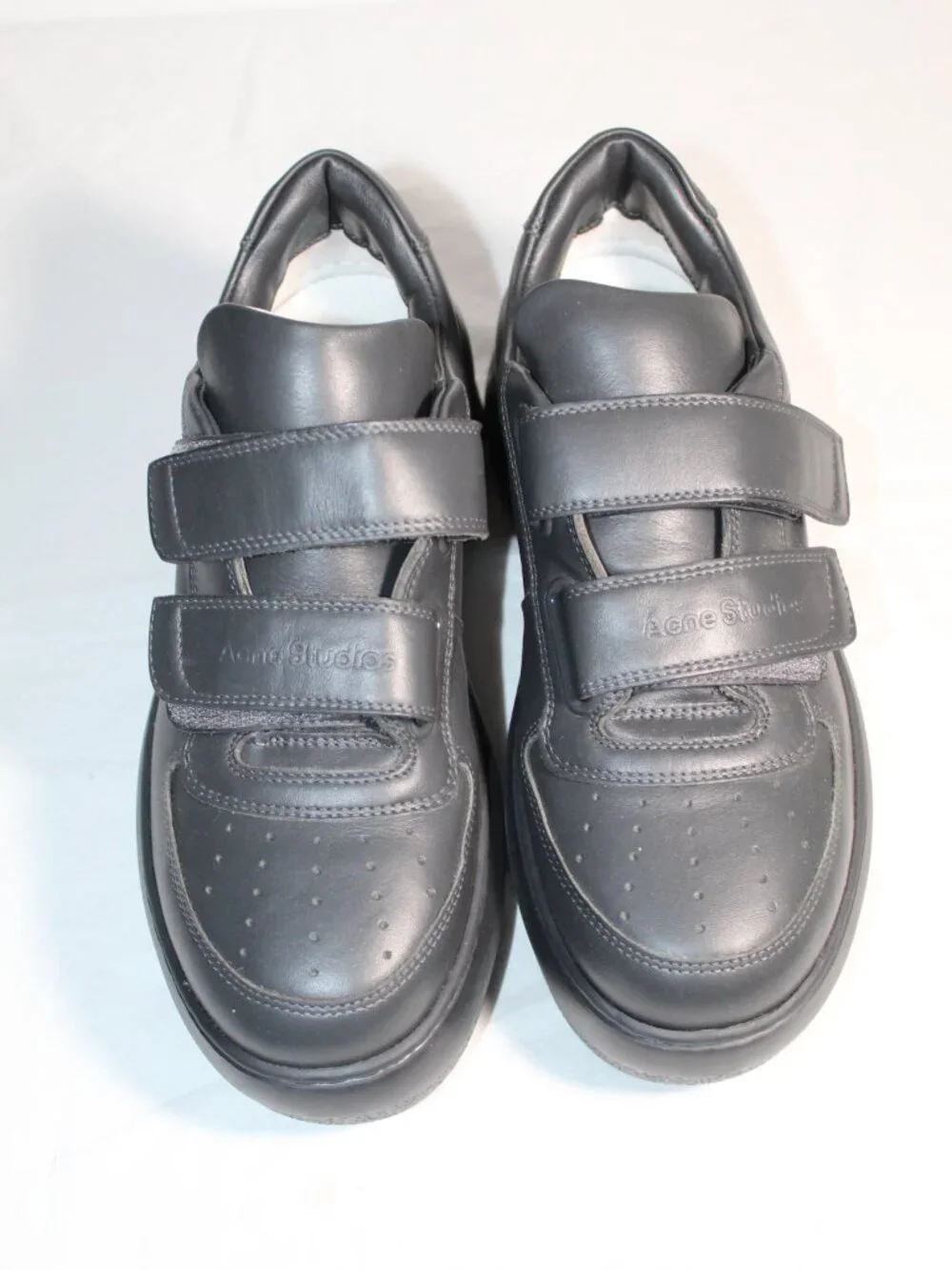 NEW Acne Studios Steffey U Friend Platform Sneaker Trainers Mini Wedge Black 41